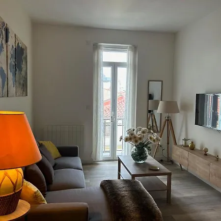 公寓 Elegance Castillet - Plein Centre Proche Gare Bus Et Transports - Ideal Couple Ou Pro - Moderne Et Confort - Speciale